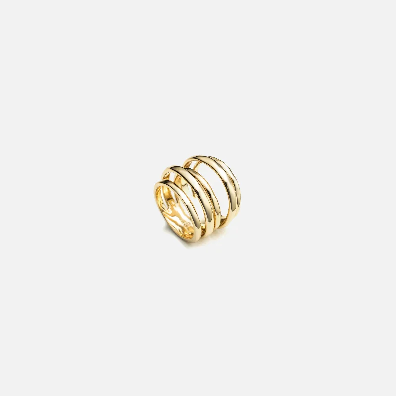 Limited-Time Jewelry Sale – Elegant Styles At Less Alexis Bittar Layered Ring - Gold