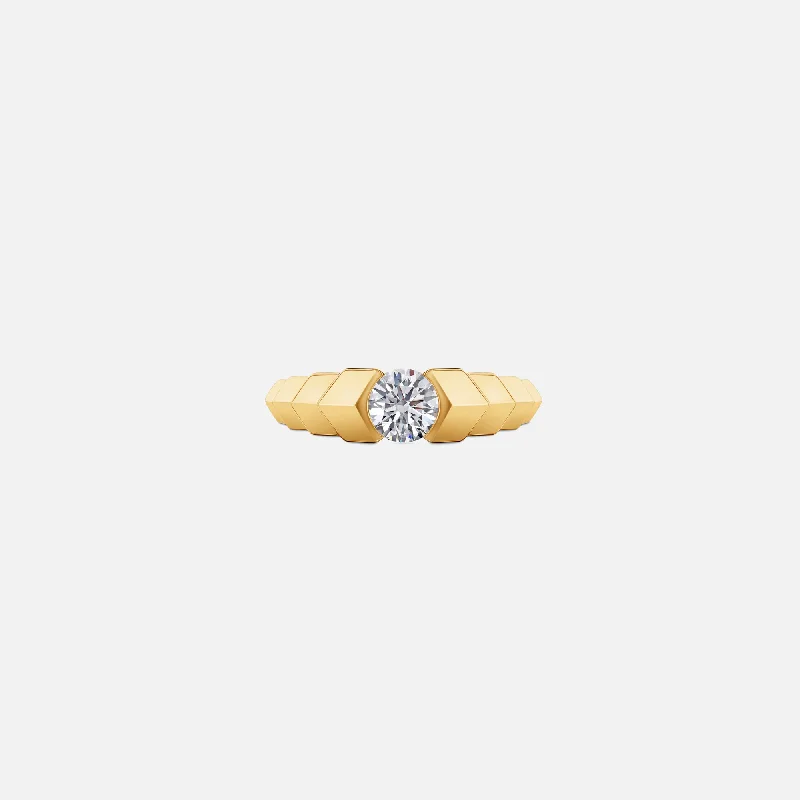 Sparkle In Style With Our Best Jewelry Deals VL Cepher Arris Ring - Yellow Gold