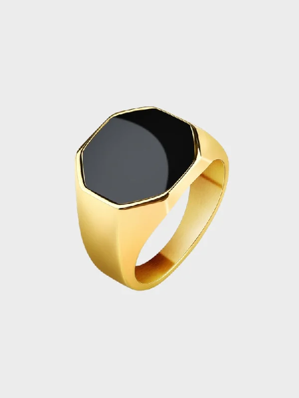 Dainty Floral Jewelry For Feminine Elegance Octagon Ring - Geneva
