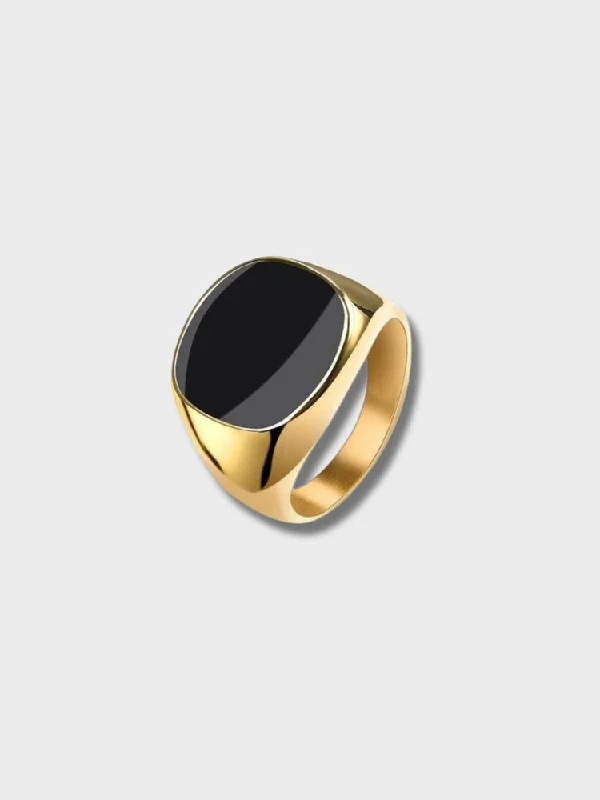 Personalized Engraved Jewelry For Meaningful Gifts Round Edge Ring - Palma