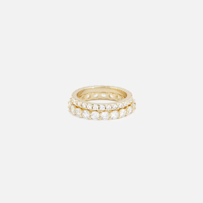 Shop Trending Jewelry With Exclusive Savings SHASHI Vroom Ring Set - Gold