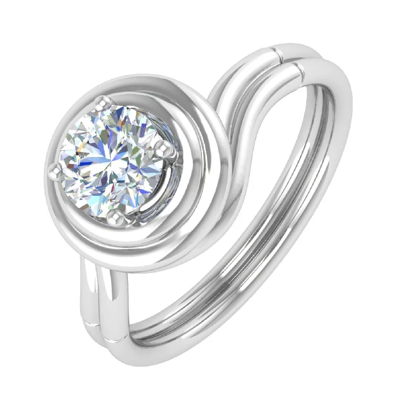 Get Ready To Sparkle – Special Jewelry Discounts 1/2 Carat 4-Prong Set Diamond Solitaire Engagement Ring in Gold Get Ready To Sparkle – Special Jewelry Discounts 1/2 Carat 4-Prong Set Diamond Solitaire Engagement Ring in Gold