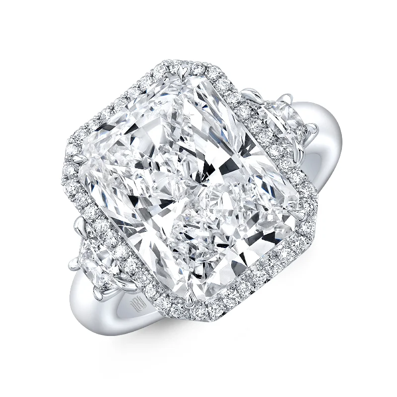 Best Jewelry Sale – Shop Exclusive Designs Now 5.02 Carat Radiant-Cut G VS2 Diamond 18kt White Gold Ring with Baguette and Round Diamond Accents Best Jewelry Sale – Shop Exclusive Designs Now 5.02 Carat Radiant-Cut G VS2 Diamond 18kt White Gold Ring with Baguette and Round Diamond Accents