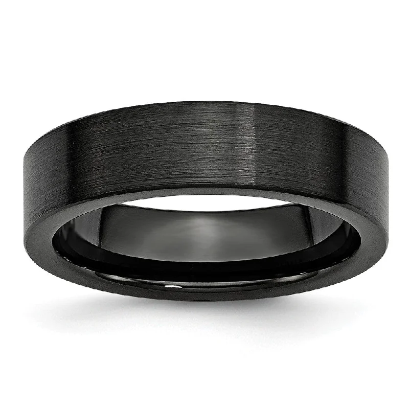 Affordable Elegance – Special Jewelry Sale Now Live Black Ceramic, 6mm Flat Brushed Comfort Fit Band Affordable Elegance – Special Jewelry Sale Now Live Black Ceramic, 6mm Flat Brushed Comfort Fit Band