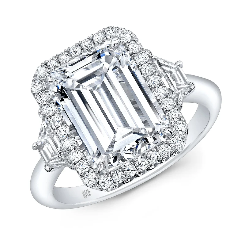 Best Jewelry Deals – Premium Quality At Exclusive Discounts Emerald-Cut Diamond Halo Ring in Platinum Best Jewelry Deals – Premium Quality At Exclusive Discounts Emerald-Cut Diamond Halo Ring in Platinum