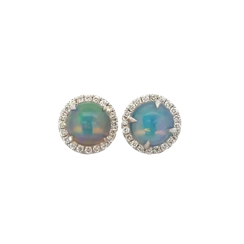 Buy More, Save More – Special Jewelry Discounts Ethiopian Jelly Opal and Diamond Stud Earrings Buy More, Save More – Special Jewelry Discounts Ethiopian Jelly Opal and Diamond Stud Earrings