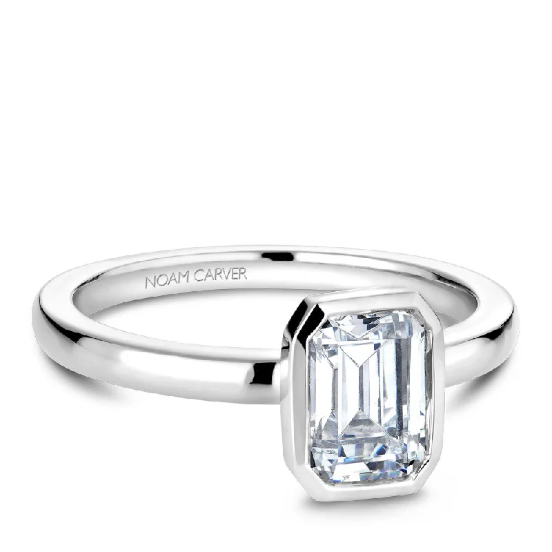 Affordable Luxury Jewelry – Style At A Great Price Noam Carver Bezel Set Emerald Solitaire Engagement Ring B095-03A Affordable Luxury Jewelry – Style At A Great Price Noam Carver Bezel Set Emerald Solitaire Engagement Ring B095-03A