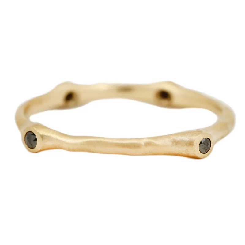 Trending Jewelry Now At Unbeatable Prices Petite Black Diamond Stacking Ring
