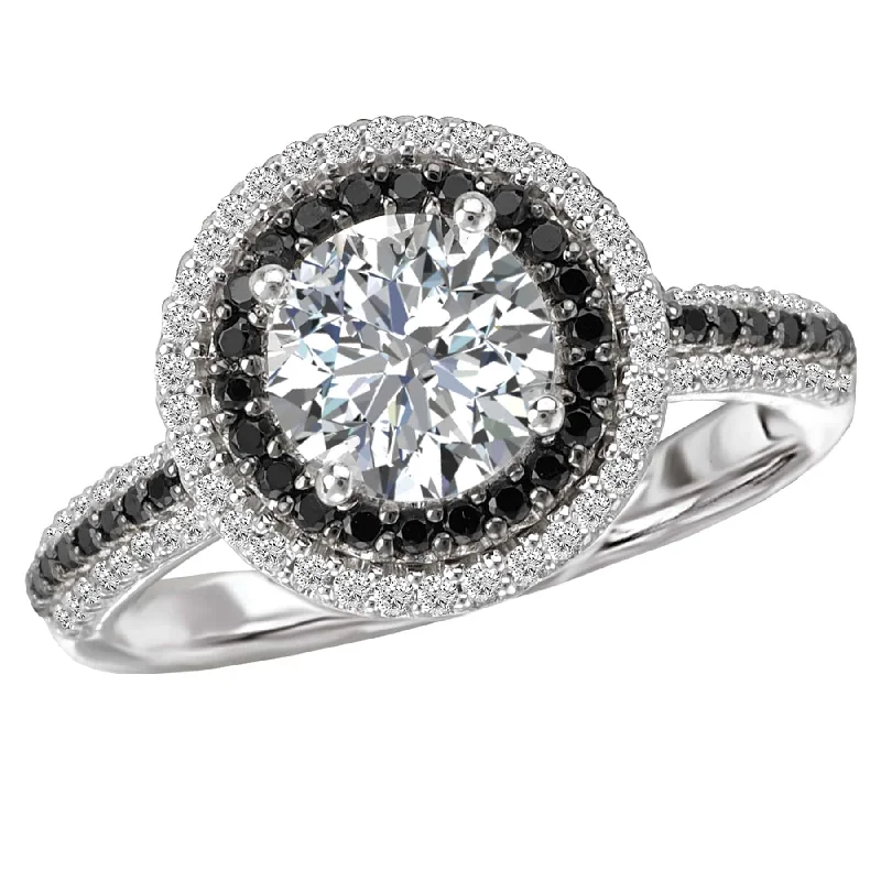 Elegant Jewelry Pieces At Unbelievable Prices Romance Black and White Diamond Engagement Ring Elegant Jewelry Pieces At Unbelievable Prices Romance Black and White Diamond Engagement Ring