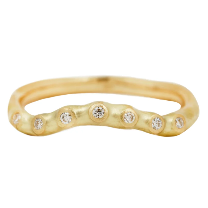 Unique Jewelry For Less – Shop The Sale Now Seven Diamond Contour Ring