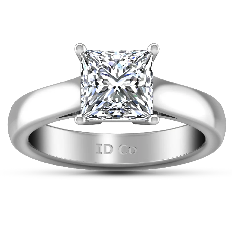 Shop Stylish Jewelry Now And Save Big Solitaire Princess Cut Engagement Ring Angie 14K White Gold Shop Stylish Jewelry Now And Save Big Solitaire Princess Cut Engagement Ring Angie 14K White Gold