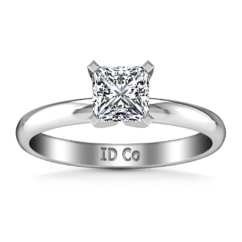Jewelry Deals That Outshine The Rest Solitaire Princess Cut Engagement Ring Comfort Fit 14K White Gold Jewelry Deals That Outshine The Rest Solitaire Princess Cut Engagement Ring Comfort Fit 14K White Gold