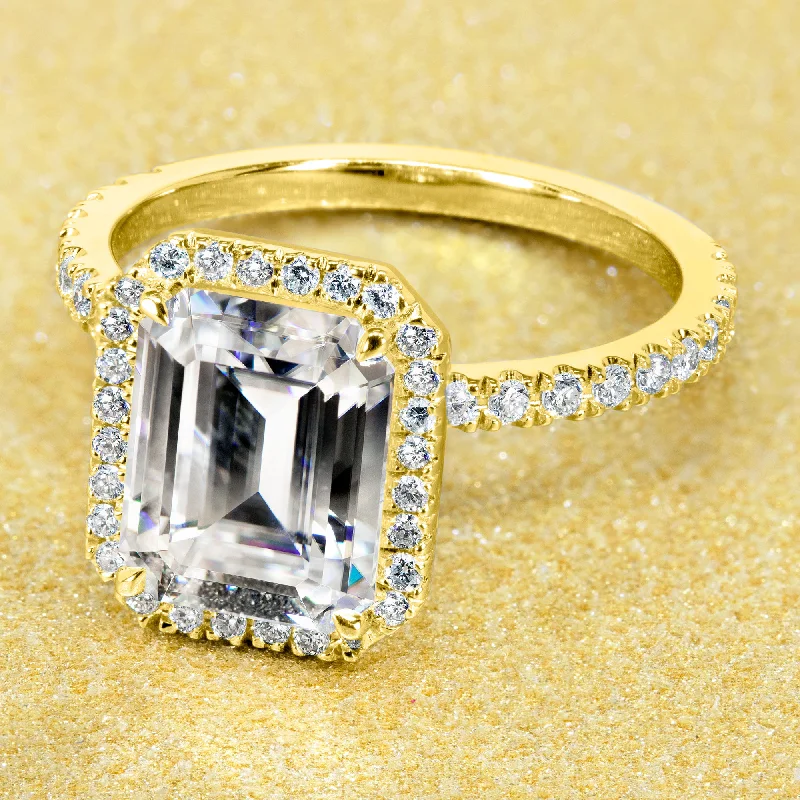 Limited-Time Jewelry Discounts – Shine Without The Splurge The Selina, 2.5ct Emerald-cut Halo Ring Limited-Time Jewelry Discounts – Shine Without The Splurge The Selina, 2.5ct Emerald-cut Halo Ring