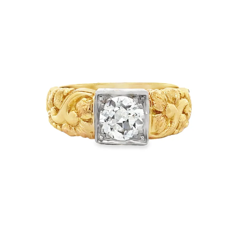 Don't Miss These Dazzling Jewelry Discounts Vintage Jabel 1.27 ct. Old European Cut Diamond Ring Size 10 Don't Miss These Dazzling Jewelry Discounts Vintage Jabel 1.27 ct. Old European Cut Diamond Ring Size 10