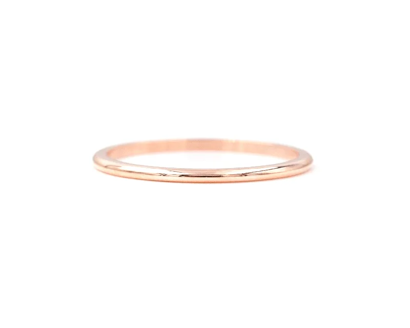 Timeless Jewelry Styles At Wallet-Friendly Prices 1mm Half Round Band