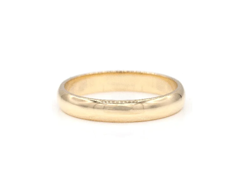 Classic And Modern Jewelry Styles On Sale 4mm Domed Men's Band