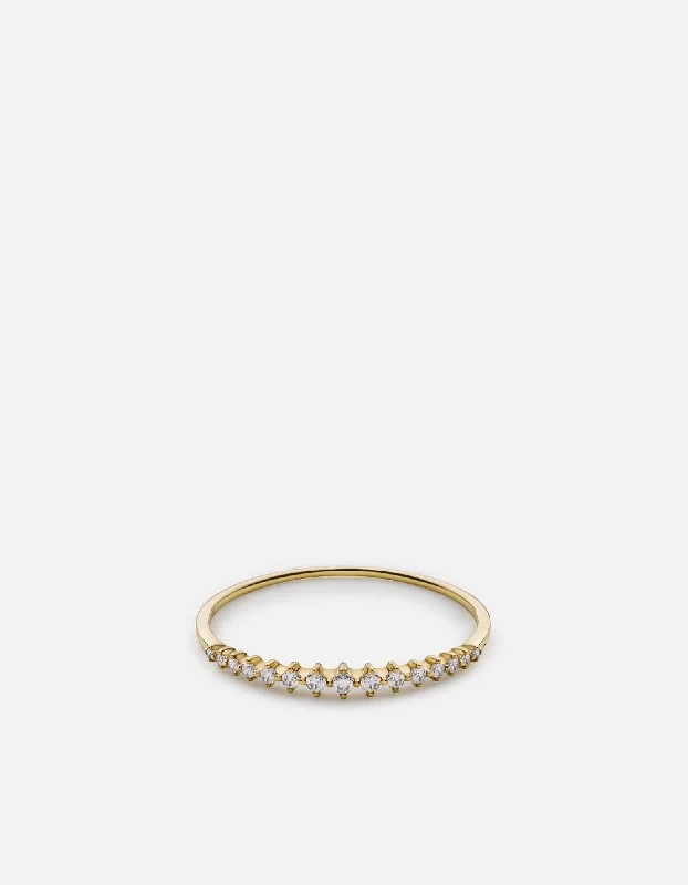 Exclusive Jewelry Offers – Sparkle For Less Amal Ring, 14k Gold Pavé