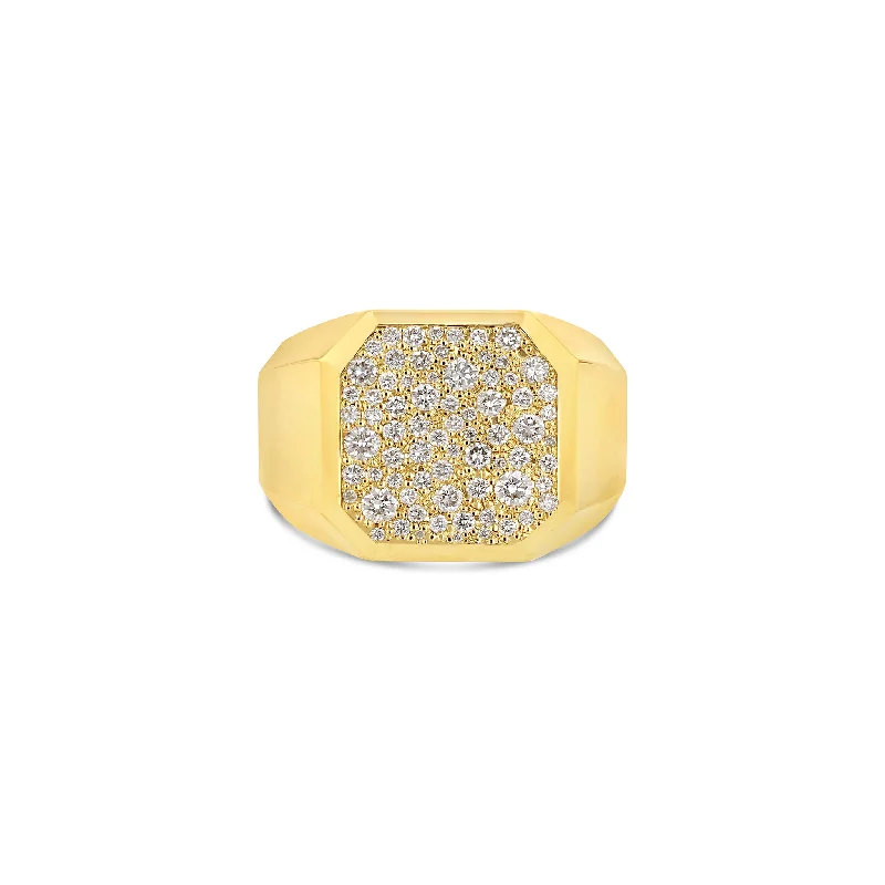 Luxury Jewelry Without The Luxury Price Tag Asscher Galaxy Signet Ring