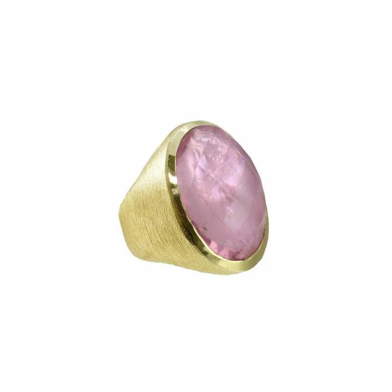 Fine Jewelry, Limited-Time Offers Available Marcia Moran Large Oval Medium  Statement Ring - Gold