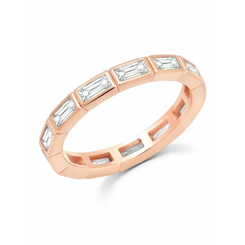 Don't Miss Our Biggest Jewelry Sale Of The Season CRISLU Prism II Eternity Band finished in 18kt Rose Gold
