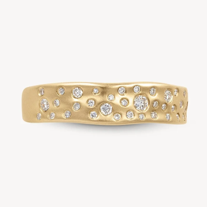 Final Call For Exquisite Jewelry At Reduced Rates Diamond Starry Night Gold Band