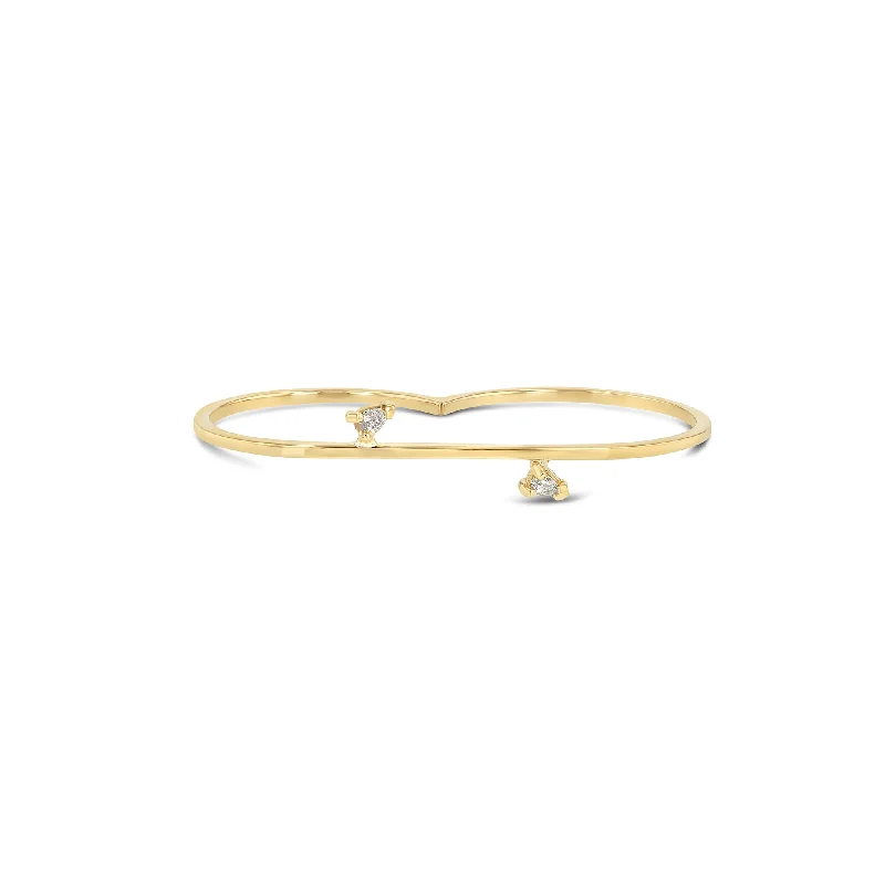 Last Chance To Grab Your Favorite Jewelry At A Discount Linear Confetti Double Ring