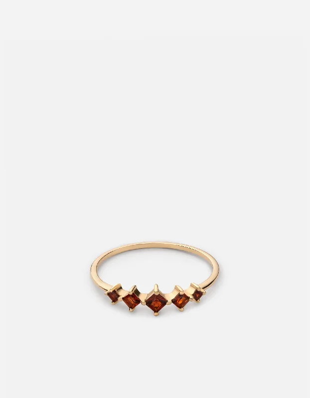Premium Jewelry Now Available At Special Discounts Echo Garnet Ring, 14k Gold