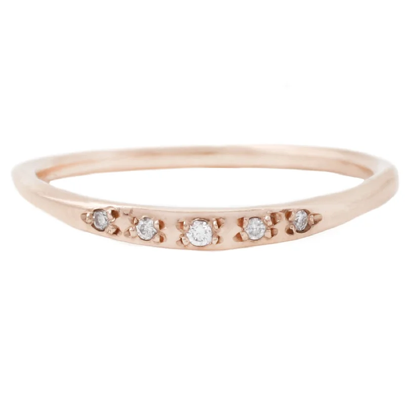 Luxury Meets Affordability – Jewelry Sale Live Now Rose Gold Starry Arch Ring