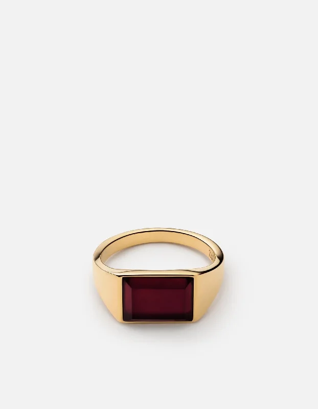 Bestselling Jewelry At Special Promotional Rates Lennox Agate Ring, Gold