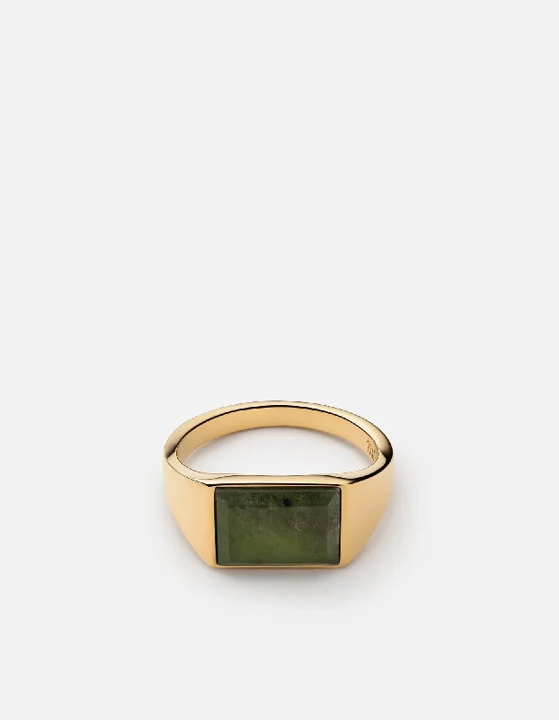 Exclusive Jewelry Bundles At Discounted Rates Lennox Jasper Ring, 14k Gold