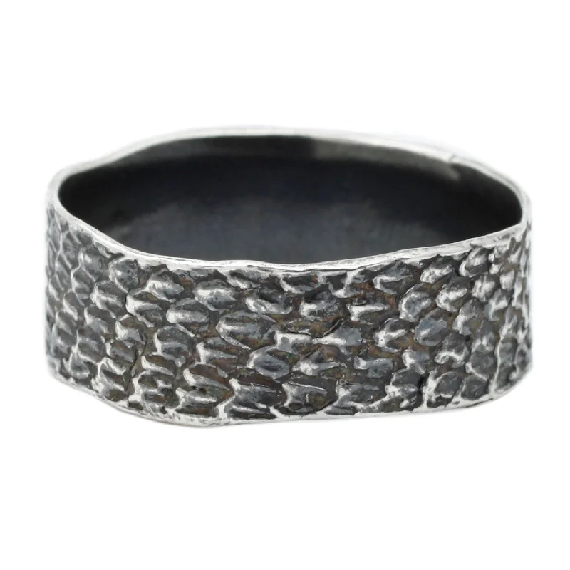 Shop Fine Jewelry With Exclusive Savings Silver Double Snakeskin Band
