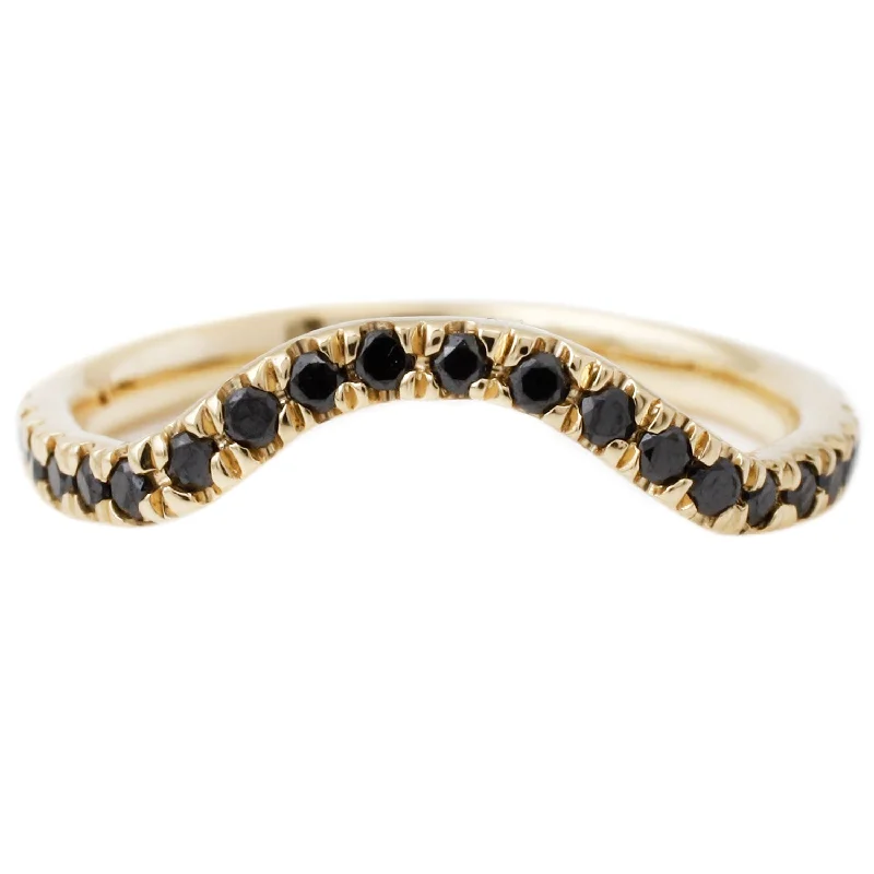 Dainty And Elegant Jewelry Now At Reduced Prices Black Diamond Nesting Band