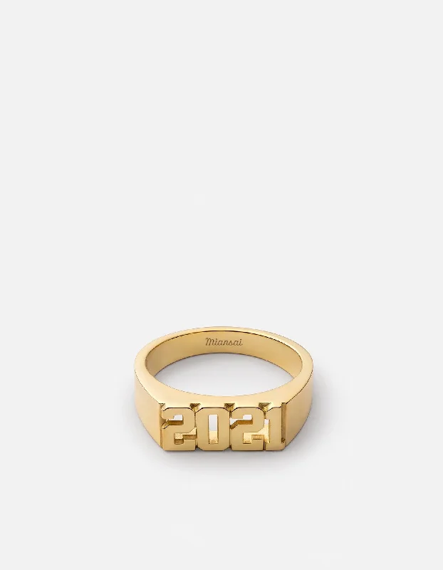 Exclusive Jewelry Sale – Sparkle For Less Numero Ring, 14K Gold