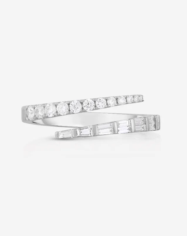 Personalized Jewelry Sale – Unique Pieces At Great Prices Luxe Open Diamond Wrap Ring
