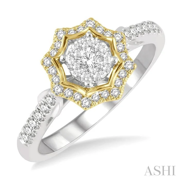 Seasonal Jewelry Sale – Upgrade Your Collection ROUND SHAPE HALO LOVEBRIGHT DIAMOND FASHION RING