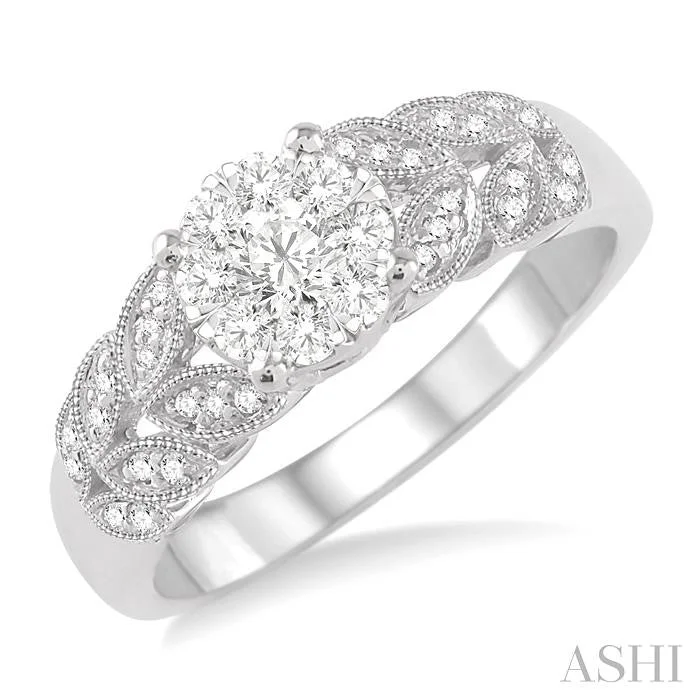 Trending Jewelry Styles Now At Limited-Time Discounts ROUND SHAPE LOVEBRIGHT DIAMOND RING