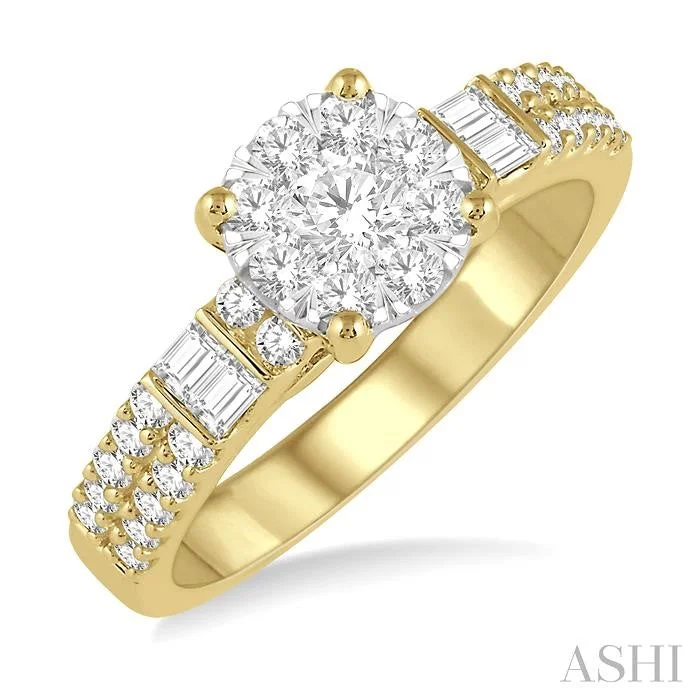Breathtaking Jewelry At Limited-Time Savings ROUND SHAPE LOVEBRIGHT DIAMOND RING
