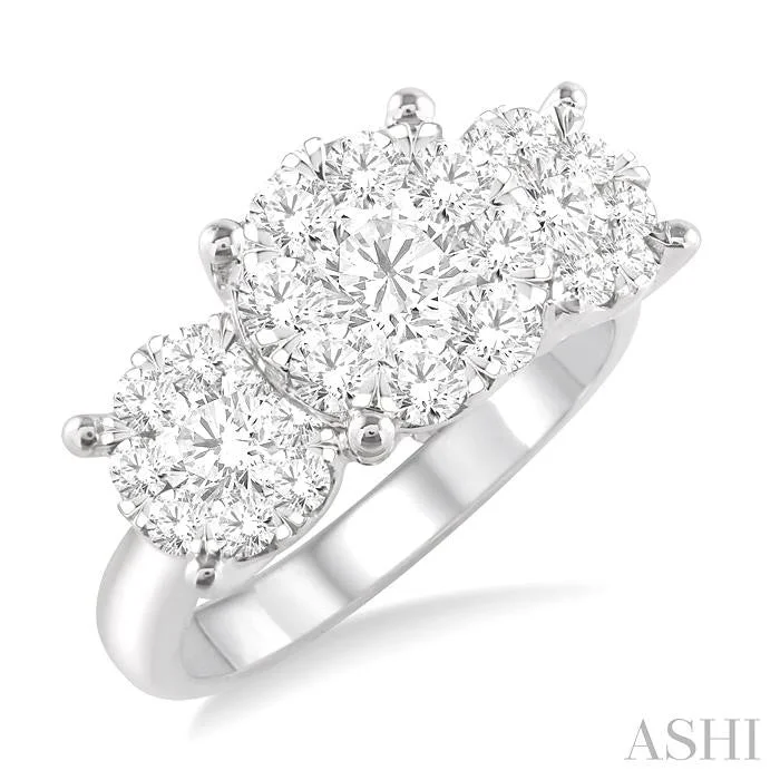 Luxury Meets Affordability – Jewelry Sale Now Live ROUND SHAPE PAST PRESENT & FUTURE LOVEBRIGHT ESSENTIAL DIAMOND ENGAGEMENT RING