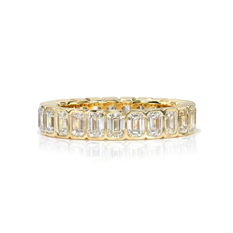 Unmissable Deals On Handmade Jewelry Collections Single Stone 18K Yellow Gold Athena Band