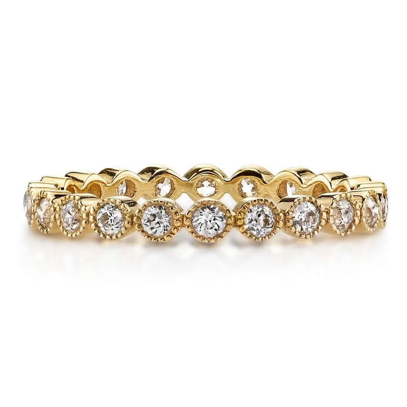 Gorgeous Jewelry, Limited-Time Savings Single Stone 18K Yellow Gold Mini Gabby Band