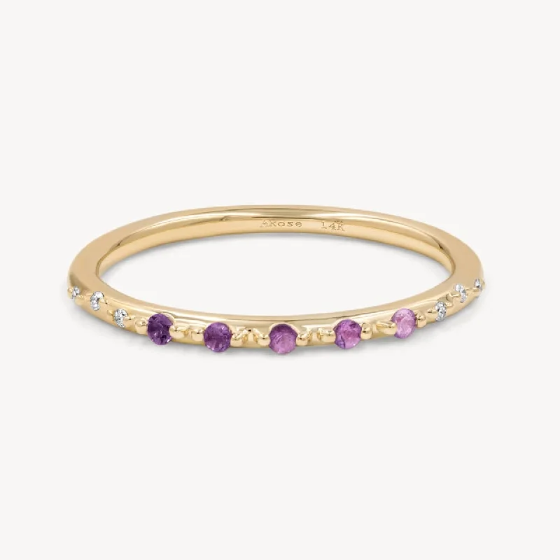 Bestselling Jewelry At Special Promotional Rates Starry Amethyst Ombré Band