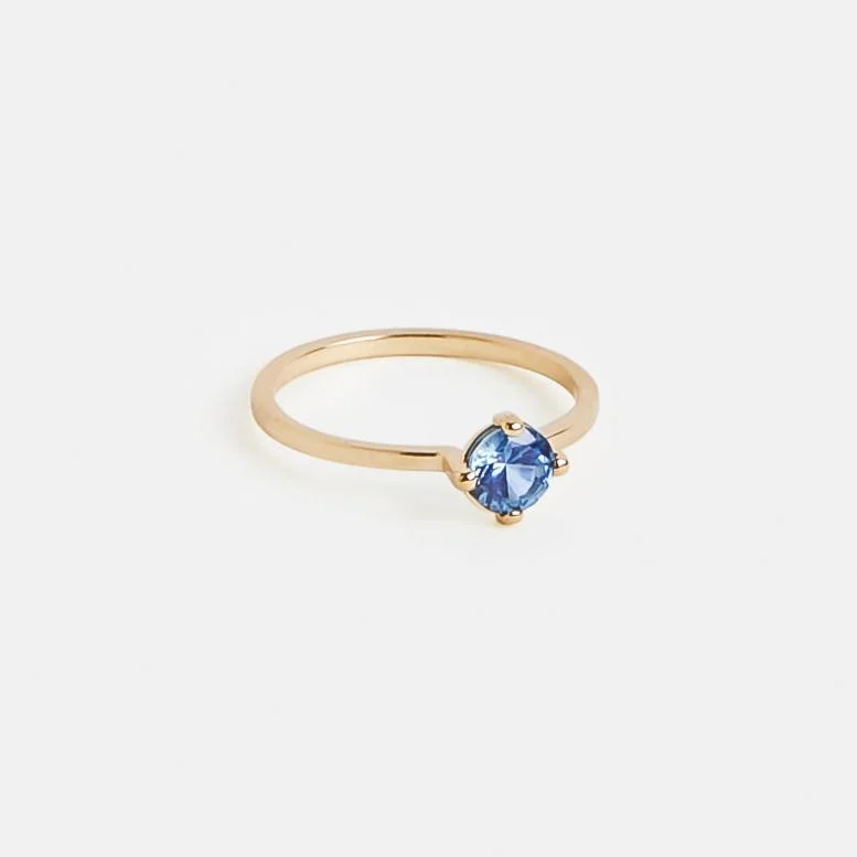 Special Sale On Handcrafted Jewelry – Shop Today Ema Ring with 0.76ct Sapphire