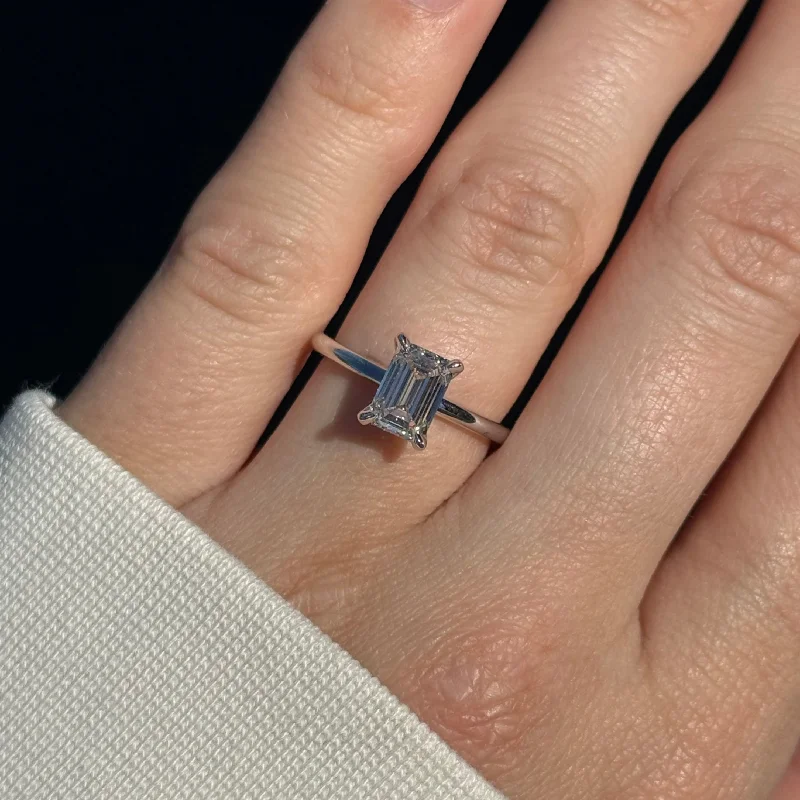 Premium Jewelry Now Available At Special Discounts 1.53 Carat Lab Emerald Solitaire Engagement Ring Premium Jewelry Now Available At Special Discounts 1.53 Carat Lab Emerald Solitaire Engagement Ring