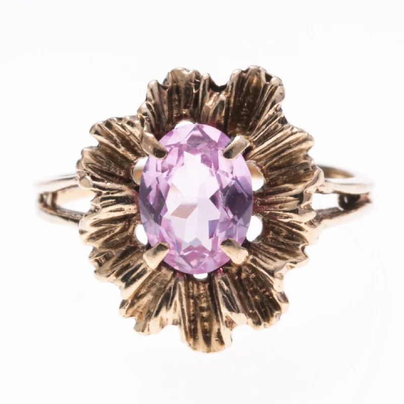 Sparkle In Style With Our Best Jewelry Deals 10K Yellow Gold Pink Topaz Ring | 1.18ctw | SZ 6 Sparkle In Style With Our Best Jewelry Deals 10K Yellow Gold Pink Topaz Ring | 1.18ctw | SZ 6