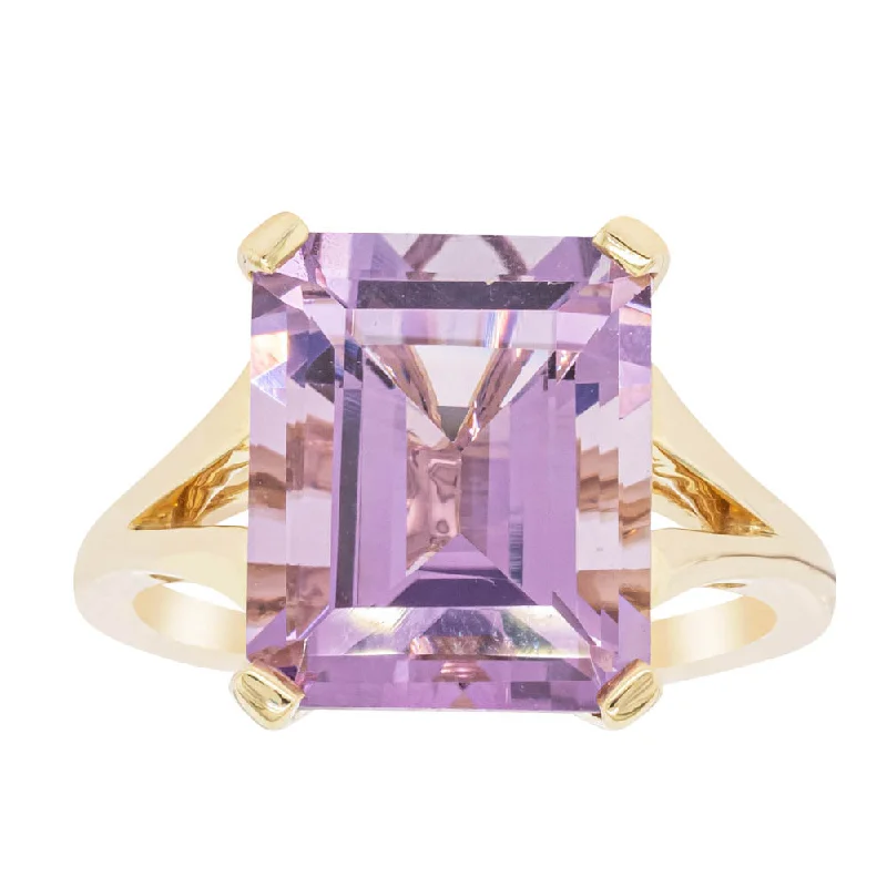 Shop Trending Jewelry With Exclusive Savings 14ct Yellow Gold 5.43ct Amethyst Juliet Ring Shop Trending Jewelry With Exclusive Savings 14ct Yellow Gold 5.43ct Amethyst Juliet Ring
