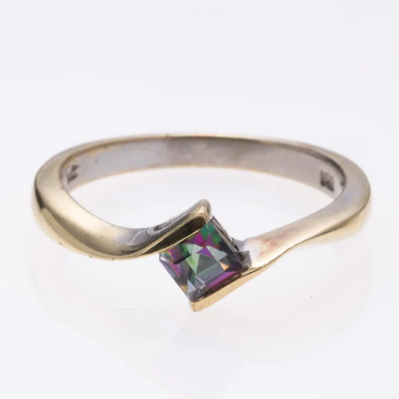 Adjustable Charm Bracelets For A Perfect Fit 14K Yellow Gold Mystic Topaz Ring | 0.43ct | SZ 7 Adjustable Charm Bracelets For A Perfect Fit 14K Yellow Gold Mystic Topaz Ring | 0.43ct | SZ 7