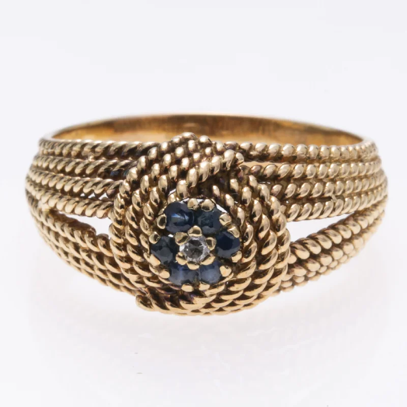 Buy More, Save More On Stunning Jewelry Pieces 14K Yellow Gold Sapphire and Diamond Ring | 0.17ctw, 0.023ctw | SZ 10 Buy More, Save More On Stunning Jewelry Pieces 14K Yellow Gold Sapphire and Diamond Ring | 0.17ctw, 0.023ctw | SZ 10