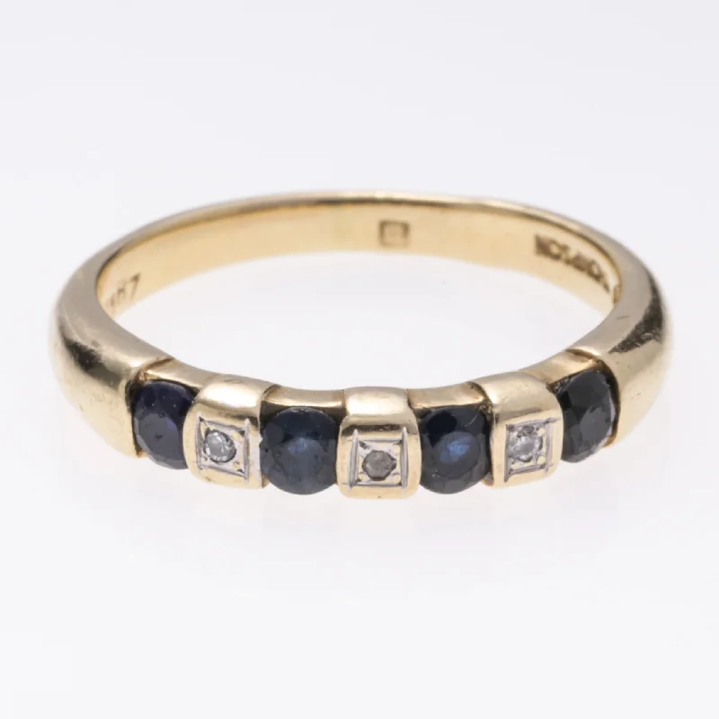 Affordable Luxury Jewelry – Style At A Great Price 14k Yellow Gold Sapphire and Diamond Ring | 0.42ctw, 0.015ctw | SZ 7 Affordable Luxury Jewelry – Style At A Great Price 14k Yellow Gold Sapphire and Diamond Ring | 0.42ctw, 0.015ctw | SZ 7