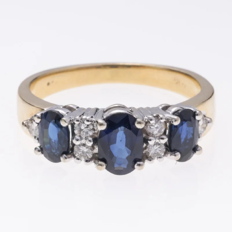 Shop Signature Jewelry Styles At Exclusive Prices 14k Yellow Gold Sapphire and Diamond Ring | 0.51ctw, 0.16ctw | SZ 5 Shop Signature Jewelry Styles At Exclusive Prices 14k Yellow Gold Sapphire and Diamond Ring | 0.51ctw, 0.16ctw | SZ 5