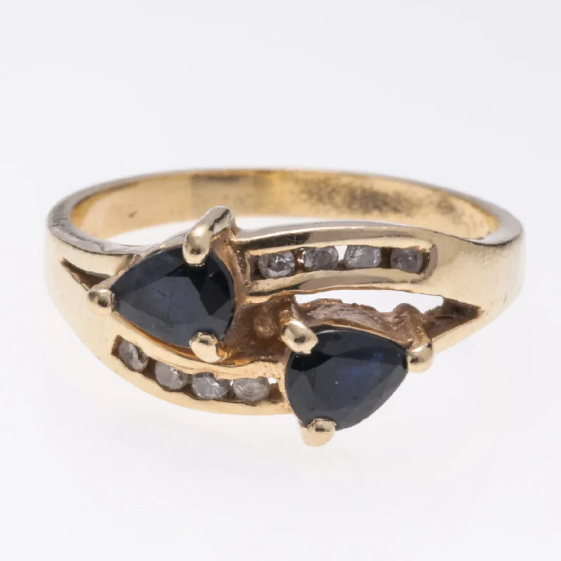 Timeless Elegance, Temporary Discounts – Act Fast 14k Yellow Gold Sapphire and Diamond Ring | 0.936ctw, 0.12ctw | SZ 6 Timeless Elegance, Temporary Discounts – Act Fast 14k Yellow Gold Sapphire and Diamond Ring | 0.936ctw, 0.12ctw | SZ 6